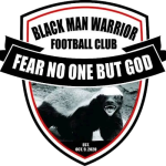 Black Man Warrior badge